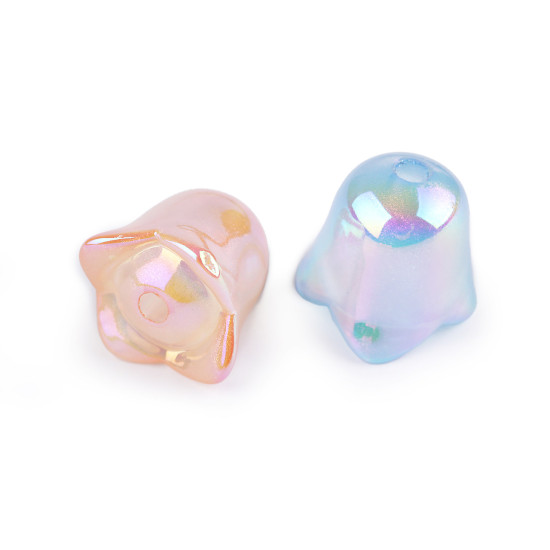 Margele din plastic cu efect ab lalea / clopotel / fusta 15x16 mm - Mix (10 Bucăți) Margele din plastic cu efect ab lalea / clopotel / fusta 15x16 mm - Mix (10 Bucăți)