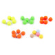 Margele din plastic mat, suprafata cauciucata ø16 mm - Mix culori (100 Bucăți) Margele din plastic mat, suprafata cauciucata ø16 mm - Mix culori (100 Bucăți)