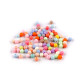 Margele din plastic mat, suprafata cauciucata ø6 mm - Mix (20 Grame) Margele din plastic mat, suprafata cauciucata ø6 mm - Mix (20 Grame)