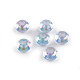Mărgele din plastic cu orificiu mare ø13 mm cu efect ab - Albastru deschis (6 Bucăți) Mărgele din plastic cu orificiu mare ø13 mm cu efect ab - Albastru deschis (6 Bucăți)