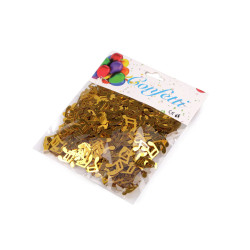 Confetti note muzicale - Auriu (1 Sac)