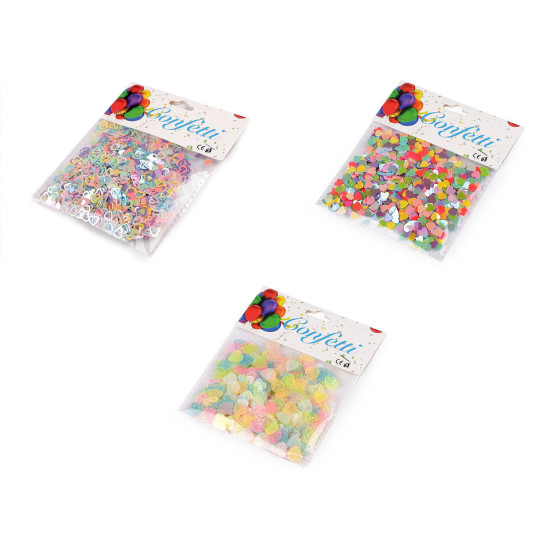 Confetti inimioare - pentru petrecere, nuntă, sărbătoare - Mix (1 Sac)