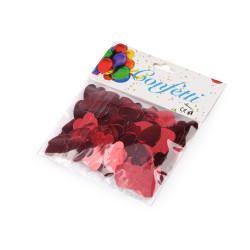 Confetti inimioare - pentru petrecere, nuntă, sărbătoare - Roșu (1 Sac)