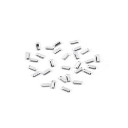 Strasuri hotfix dreptunghi,3x7 mm - Cristal (2 Grame)