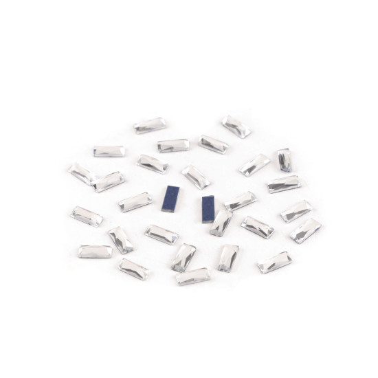 Strasuri hotfix dreptunghi,3x7 mm - Cristal (2 Grame) Strasuri hotfix dreptunghi,3x7 mm - Cristal (2 Grame)