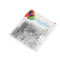Confetti inele - pentru petreceri, nunti, sarbatori - Argintiu (1 Sac)