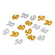 Confetti numere 30; 40; 50; 60 - pentru petreceri, sărbători de zile de naștere - Argintiu (1 Sac) Confetti numere 30; 40; 50; 60 - pentru petreceri, sărbători de zile de naștere - Argintiu (1 Sac)