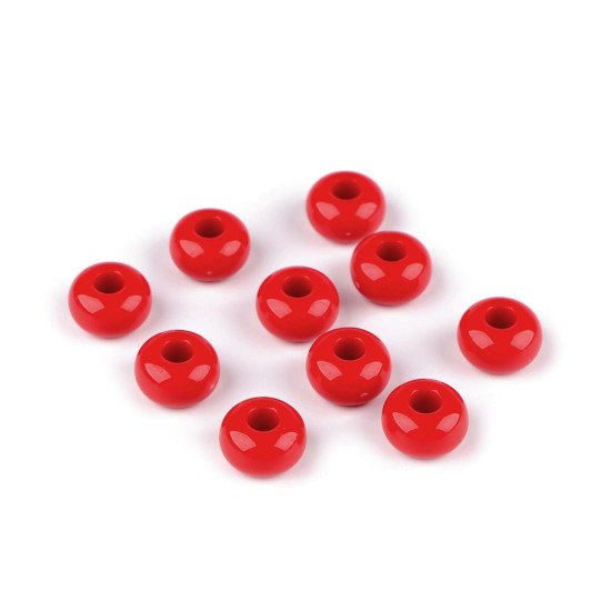 Mărgele decorative din plastic cu gaură mare ø15 mm - Crem foarte deschis (70 Bucăți) Mărgele decorative din plastic cu gaură mare ø15 mm - Crem foarte deschis (70 Bucăți)