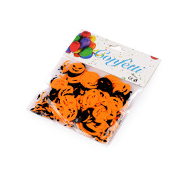 Confeti de halloween - păianjen, liliac, dovleac, pânză de păianjen - Mix (1 Sac)