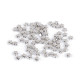 Mărgele de plastic mini steluțe, inimioare, cuburi metalice - Auriu deschis (60 Grame) Mărgele de plastic mini steluțe, inimioare, cuburi metalice - Auriu deschis (60 Grame)