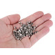 Mărgele de plastic mini steluțe, inimioare, cuburi metalice - Auriu deschis (60 Grame) Mărgele de plastic mini steluțe, inimioare, cuburi metalice - Auriu deschis (60 Grame)