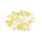 Mărgele din plastic clopoțel / fustă 9x11 mm - Galben deschis (10 Grame)