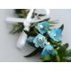 Mărgele din plastic clopoțel / fustă 9x11 mm - Albastru azur (500 Grame) Mărgele din plastic clopoțel / fustă 9x11 mm - Albastru azur (500 Grame)