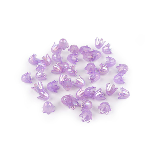 Mărgele clopoțel/fustă din plastic cu efect ab 9x11 mm - Galben deschis (500 Grame) Mărgele clopoțel/fustă din plastic cu efect ab 9x11 mm - Galben deschis (500 Grame)