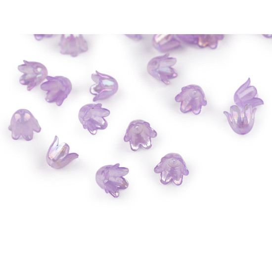 Mărgele clopoțel/fustă din plastic cu efect ab 9x11 mm - Galben deschis (500 Grame) Mărgele clopoțel/fustă din plastic cu efect ab 9x11 mm - Galben deschis (500 Grame)