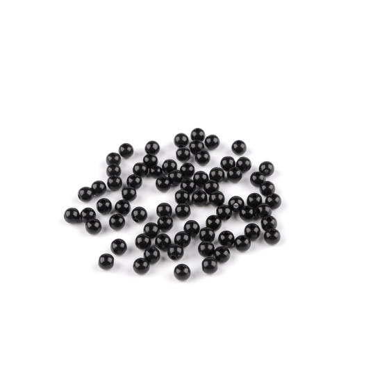 Mărgele de plastic ø6 mm - Alb (500 Grame) Mărgele de plastic ø6 mm - Alb (500 Grame)