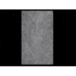 Termocolant dublu adeziv novopast,  20+15+15 g/m², lățime 90 cm - Alb (1 Metru)