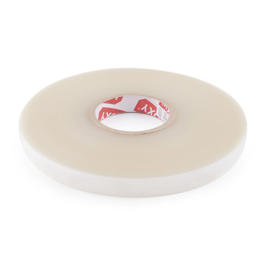 Bandă adezivă de cusătură pentru materiale impermeabile, lățime 20 mm - Transparent (350 Metri) Bandă adezivă de cusătură pentru materiale impermeabile, lățime 20 mm - Transparent (350 Metri)