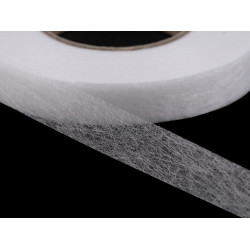 Bandă termoadezivă 15 mm, pânză de păianjen - Alb (252 Metri)