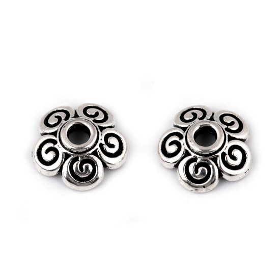 Capăcele decorative din metal ø8 mm - Platinum (100 Bucăți)