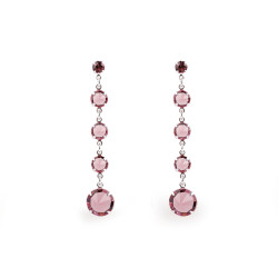 Cercei jablonec - Rose (1 Pereche)