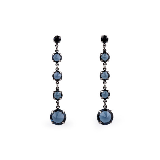 Cercei jablonec - Ink blue (1 Pereche) Cercei jablonec - Ink blue (1 Pereche)