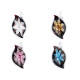 Pandantiv floare din sticla 27x51 mm - Roz deschis (4 Bucăți) Pandantiv floare din sticla 27x51 mm - Roz deschis (4 Bucăți)