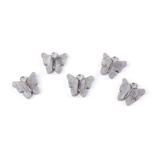 Pandantiv fluture sidef 13x15 mm - Roz pudrat (5 Bucăți) Pandantiv fluture sidef 13x15 mm - Roz pudrat (5 Bucăți)