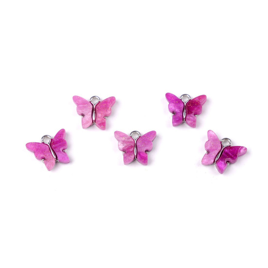 Pandantiv fluture sidef 13x15 mm - Roz pudrat (5 Bucăți) Pandantiv fluture sidef 13x15 mm - Roz pudrat (5 Bucăți)