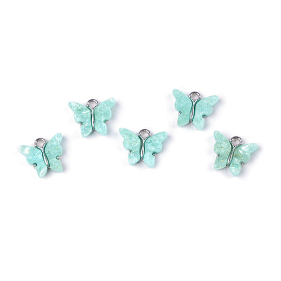 Pandantiv fluture sidef 13x15 mm - Roz pudrat (5 Bucăți) Pandantiv fluture sidef 13x15 mm - Roz pudrat (5 Bucăți)