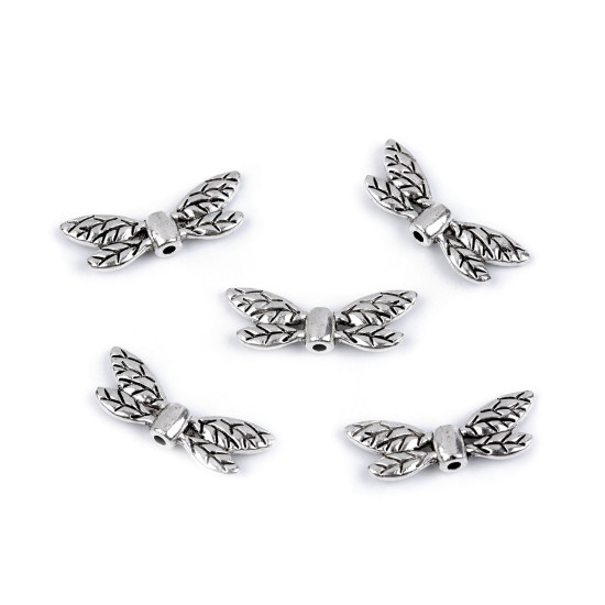 Piesa decorativa aripi de libelula 8x22 mm - Platinum (10 Bucăți) Piesa decorativa aripi de libelula 8x22 mm - Platinum (10 Bucăți)