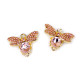 Piesa decorativa / pandantiv cu strasuri fluture / insecta 21x26 mm - Ametist închis (2 Bucăți) Piesa decorativa / pandantiv cu strasuri fluture / insecta 21x26 mm - Ametist închis (2 Bucăți)