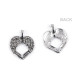 Pandantiv aripi de inger 24x30 mm - Platinum (2 Bucăți) Pandantiv aripi de inger 24x30 mm - Platinum (2 Bucăți)