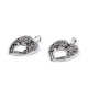 Pandantiv aripi de inger 24x30 mm - Platinum (2 Bucăți) Pandantiv aripi de inger 24x30 mm - Platinum (2 Bucăți)