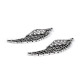 Pandantiv aripa cu strasuri 17x48 mm - Platinum (2 Bucăți) Pandantiv aripa cu strasuri 17x48 mm - Platinum (2 Bucăți)
