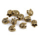 Terminatii snur decorative 12x12 mm - Auriu (2 Bucăți) Terminatii snur decorative 12x12 mm - Auriu (2 Bucăți)