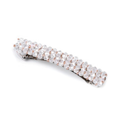 Clemă de păr cu strasuri - Cristal (1 Bucată)