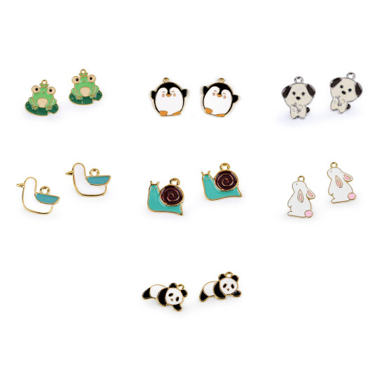 Pandantive animale - Verde pastel deschis (2 Bucăți) Pandantive animale - Verde pastel deschis (2 Bucăți)