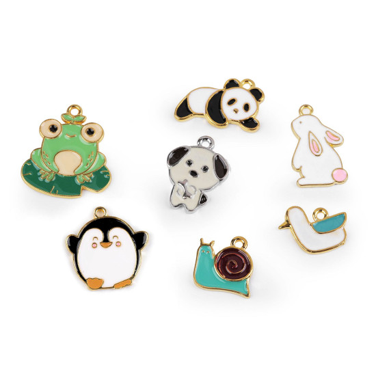 Pandantive animale - Verde pastel deschis (2 Bucăți) Pandantive animale - Verde pastel deschis (2 Bucăți)