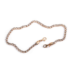 Lanț cu stras pentru genți și haine 32,5 cm - Cristal (1 Bucată)