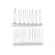 Set de agrafe cu perle mix dimensiuni - Alb (4 Seturi) Set de agrafe cu perle mix dimensiuni - Alb (4 Seturi)