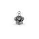 Coroana / pandantiv 12x16 mm - Platinum (5 Bucăți) Coroana / pandantiv 12x16 mm - Platinum (5 Bucăți)
