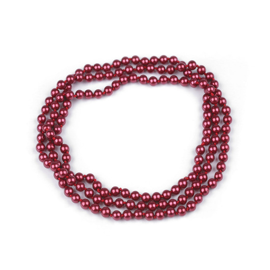 Colier de perle lung, retro - Gri deschis (6 Bucăți) Colier de perle lung, retro - Gri deschis (6 Bucăți)