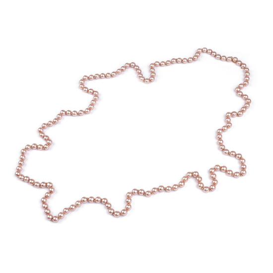 Colier de perle lung, retro - Gri deschis (6 Bucăți) Colier de perle lung, retro - Gri deschis (6 Bucăți)