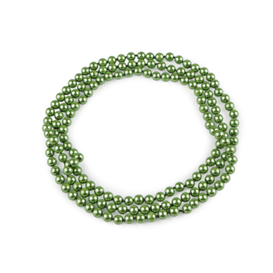 Colier de perle lung, retro - Gri deschis (6 Bucăți) Colier de perle lung, retro - Gri deschis (6 Bucăți)