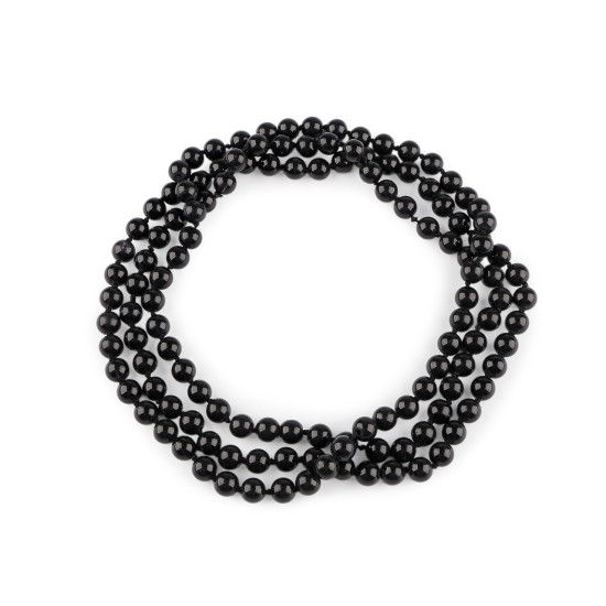 Colier de perle lung, retro - Gri deschis (6 Bucăți) Colier de perle lung, retro - Gri deschis (6 Bucăți)