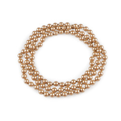 Colier de perle lung, retro - Maro bronz (1 Bucată)