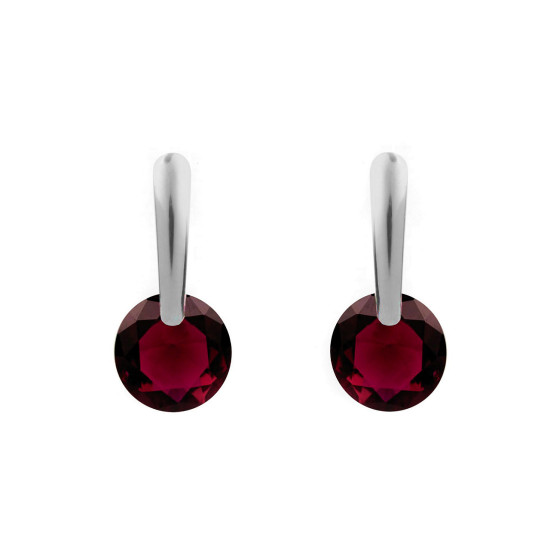 Cercei din oțel inoxidabil custrasuri - Rose (1 Pereche) Cercei din oțel inoxidabil custrasuri - Rose (1 Pereche)