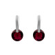 Cercei din oțel inoxidabil custrasuri - Rose (1 Pereche) Cercei din oțel inoxidabil custrasuri - Rose (1 Pereche)