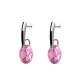 Cercei din oțel inoxidabil custrasuri - Rose (1 Pereche) Cercei din oțel inoxidabil custrasuri - Rose (1 Pereche)